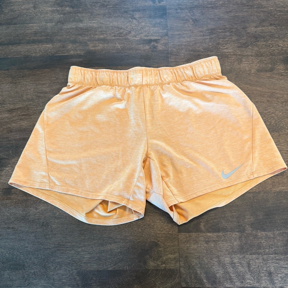 Nike Peach-Orange Women's Athletic Shorts